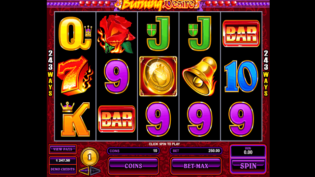 Бонусная игра Burning Desire 2