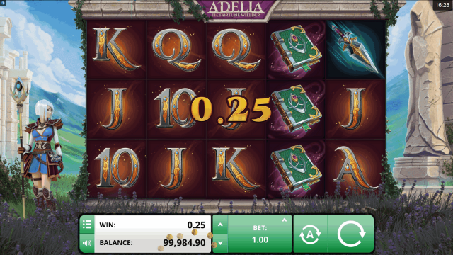 Характеристики слота Adelia The Fortune Wielder 3